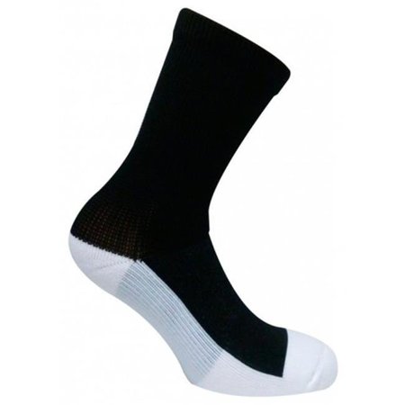 CARESOX Caresox CSF 0256 Leg Constriction Free Crew Compression Drystat Socks; Black - Large CSF0256_BK_LG